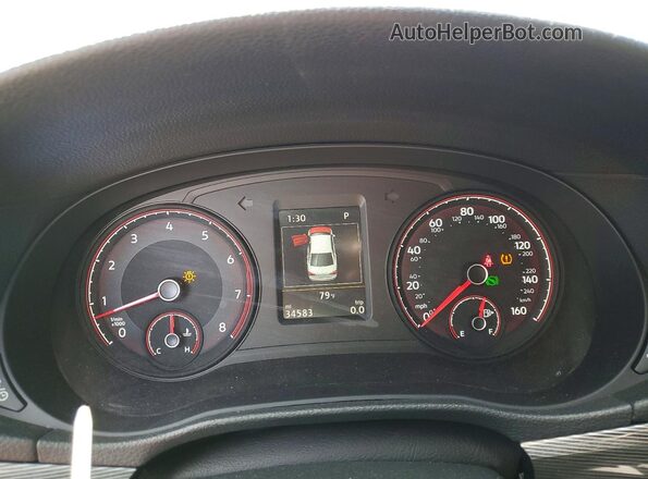 1VWMA7A38MC018084 2021 VOLKSWAGEN PASSAT Черный Вид щитка приборов