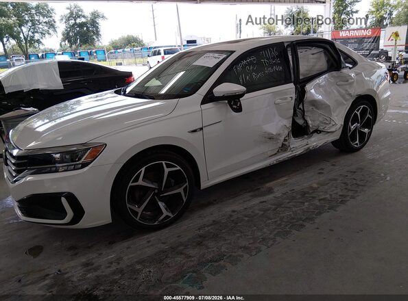 1VWMA7A39LC015337 2020 VOLKSWAGEN PASSAT White წინა მარცხენა ხედი სამი მეოთხედიდან