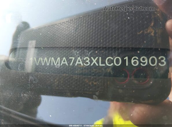 1VWMA7A3XLC016903 2020 VOLKSWAGEN PASSAT Silver Շարժիչի բաժամունքի տեսք