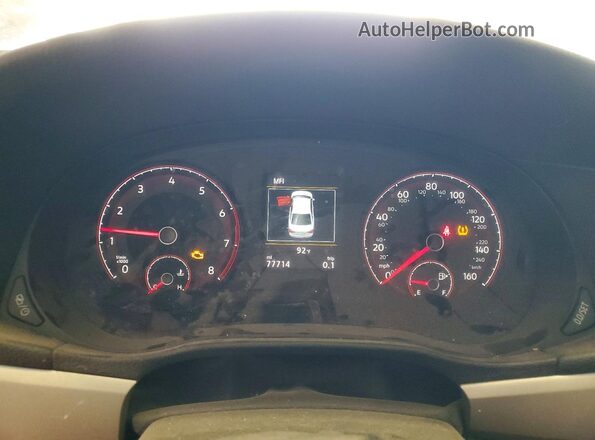 1VWSA7A30MC001707 2021 VOLKSWAGEN PASSAT Gray ხელსაწყოთა პანელის ხედი