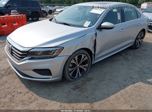 1VWSA7A30MC008351 2021 VOLKSWAGEN PASSAT Silver წინა ხედი