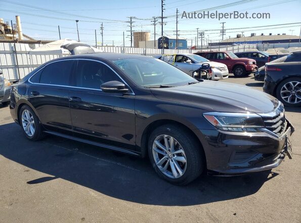 1VWSA7A31LC014979 2020 VOLKSWAGEN PASSAT Черный Передняя правая четверть
