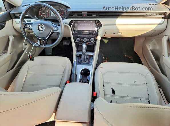 1VWSA7A33MC003029 2021 VOLKSWAGEN PASSAT White წინა პანელის ხედი