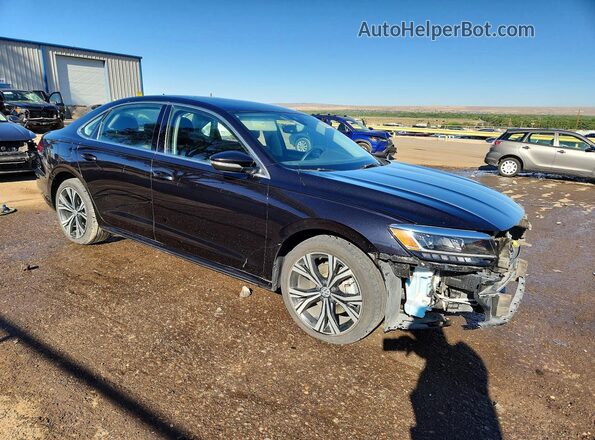 1VWSA7A33MC012801 2021 VOLKSWAGEN PASSAT Черный Передняя правая четверть