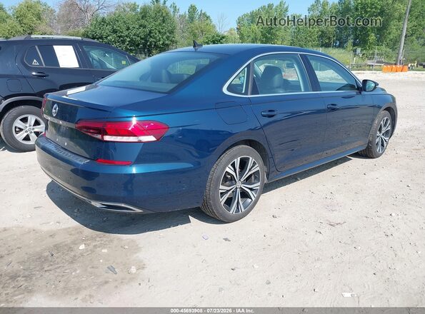 1VWSA7A33MC016749 2021 VOLKSWAGEN PASSAT Turquoise Rear right