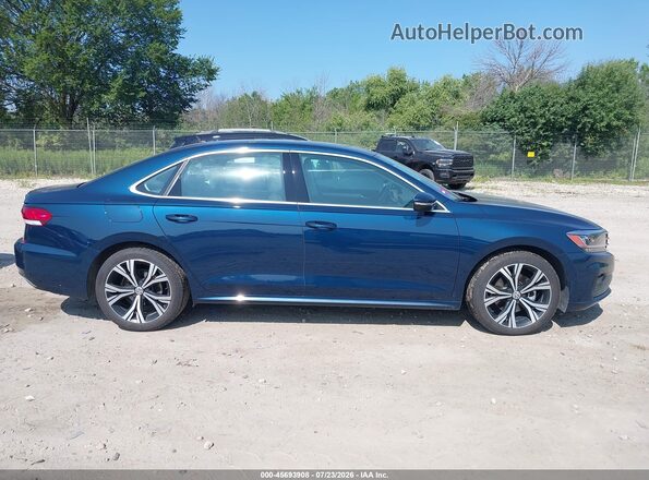 1VWSA7A33MC016749 2021 VOLKSWAGEN PASSAT Turquoise Rear interior view