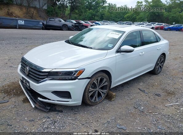 1VWSA7A34MC017974 2021 VOLKSWAGEN PASSAT White Передня ліва чверть