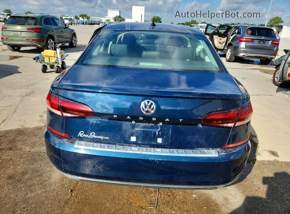 1VWSA7A36MC012825 2021 VOLKSWAGEN PASSAT Blue Rear view