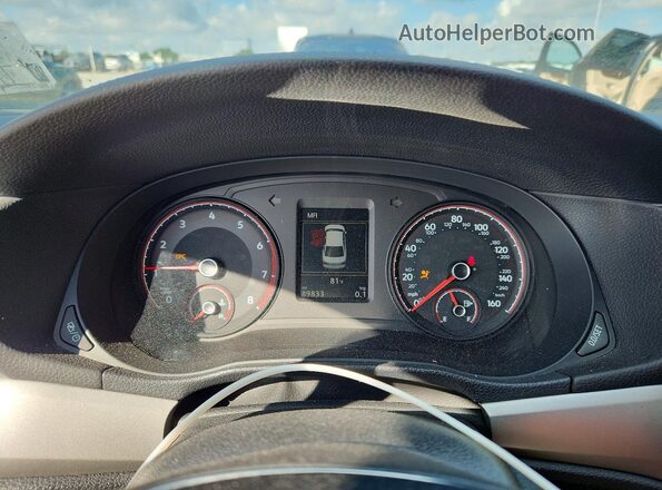 1VWSA7A36MC012825 2021 VOLKSWAGEN PASSAT Blue Instrument cluster view