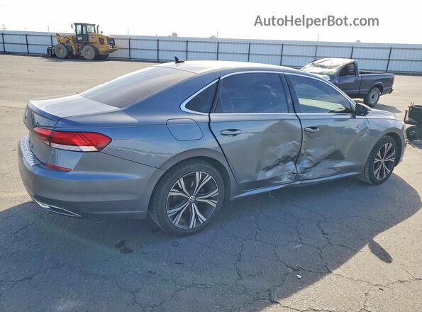 1VWSA7A36MC013585 2021 VOLKSWAGEN PASSAT Charcoal Rear right