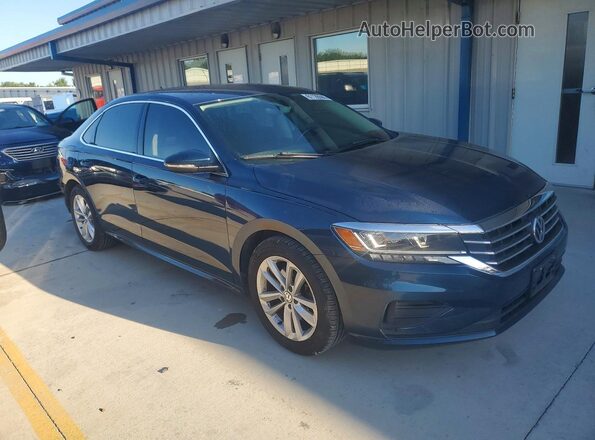 1VWSA7A39LC015247 2020 VOLKSWAGEN PASSAT Blue Передня права чверть