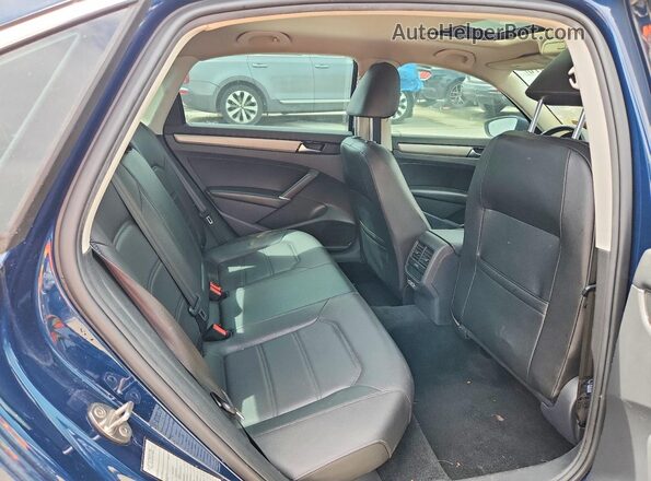1VWSA7A39NC004543 2022 VOLKSWAGEN PASSAT Blue Rear seats view