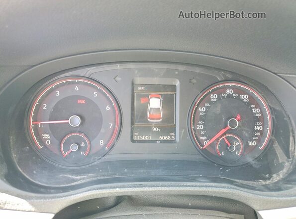 1VWSA7A3XLC007027 2020 VOLKSWAGEN PASSAT Черный Вид щитка приборов