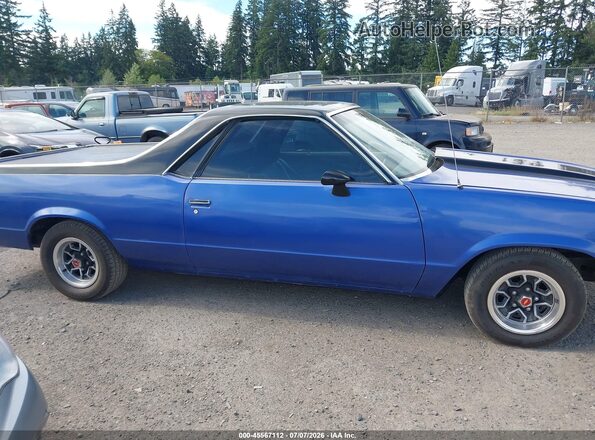 1W80H9K573124     1979 CHEVROLET EL Синий Вид задней части салона