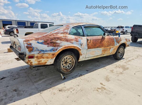1X93T195572 1971 FORD MAVERICK Синий Задняя правая четверть