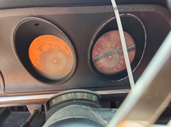 1X93T195572 1971 FORD MAVERICK Синий Вид щитка приборов