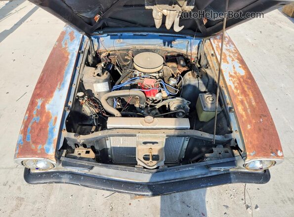 1X93T195572 1971 FORD MAVERICK Синий Вид задней части салона