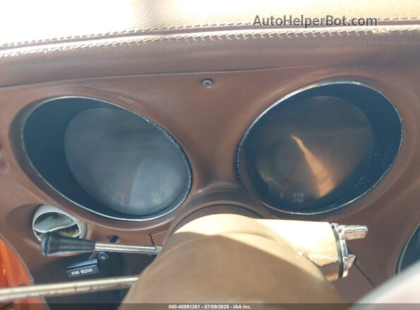 1Z37J3S400665     1973 CHEVROLET CORVETTE Orange Vista de los asientos traseros