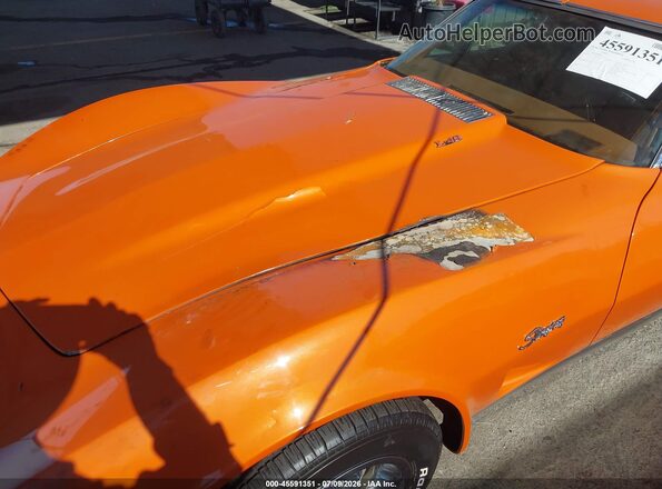 1Z37J3S400665     1973 CHEVROLET CORVETTE Orange Vista frontal