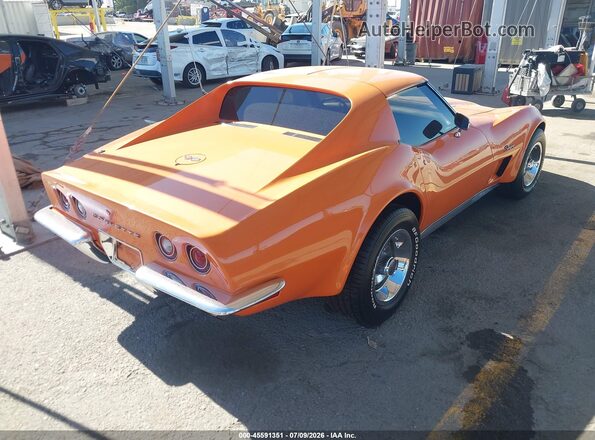 1Z37J3S400665     1973 CHEVROLET CORVETTE Orange Trasero derecho