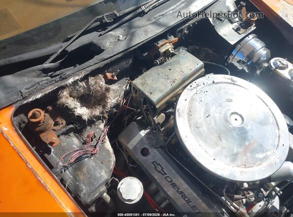 1Z37J3S400665     1973 CHEVROLET CORVETTE Orange Vista del cuadro de instrumentos