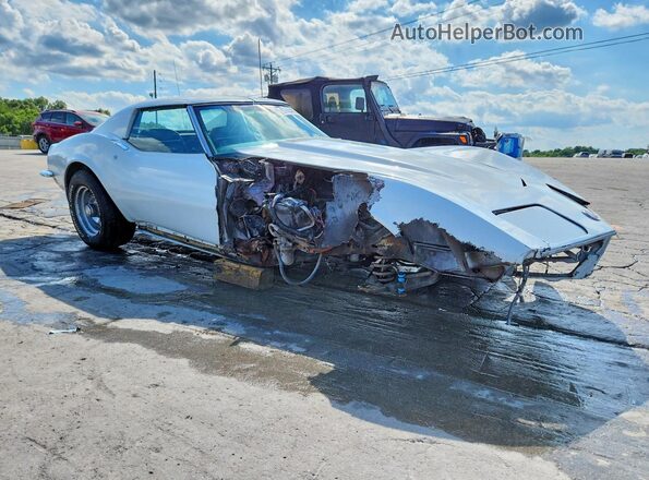 1Z37J3S400799 1973 CHEVROLET CORVETTE White Front right