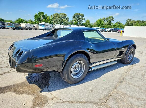 1Z37J5S426212 1975 CHEVROLET CORVETTE Черный Задняя правая четверть
