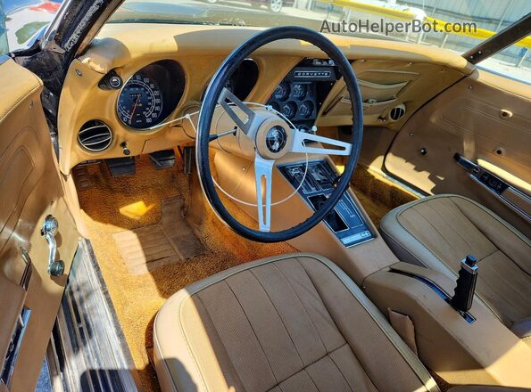 1Z37J5S426212 1975 CHEVROLET CORVETTE Черный Вид панели приборов