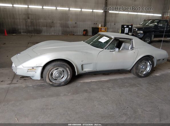 1Z37L63404628     1974 CHEVROLET CORVETTE Серебряный Панорамный вид салона 360°