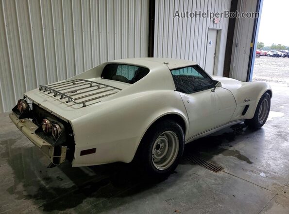 1Z37L6S417639 1976 CHEVROLET CORVETTE Белый Задняя правая четверть