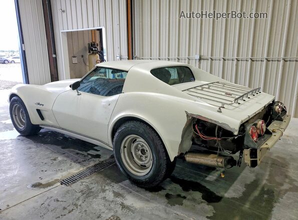1Z37L6S417639 1976 CHEVROLET CORVETTE Белый Задняя левая четверть