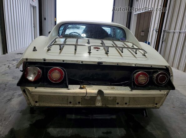 1Z37L6S417639 1976 CHEVROLET CORVETTE Белый Вид сзади