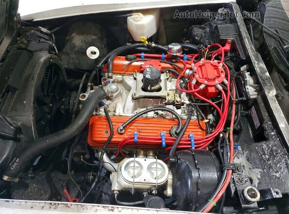 1Z37L6S417639 1976 CHEVROLET CORVETTE Белый Вид задней части салона