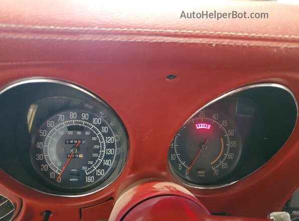 1Z37L6S417639 1976 CHEVROLET CORVETTE Белый Вид щитка приборов