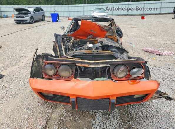 1Z37L6S420527 1976 CHEVROLET CORVETTE Оранжевый Вид спереди