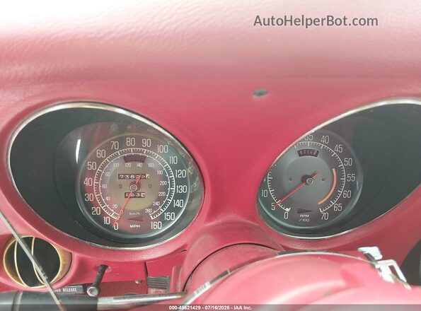 1Z37L7S425879     1977 CHEVROLET CORVETTE Красный Вид задних сидений