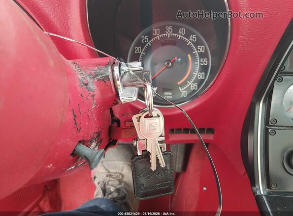 1Z37L7S425879     1977 CHEVROLET CORVETTE Красный Вид панели приборов