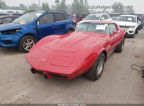 1Z37L7S425879     1977 CHEVROLET CORVETTE Красный Вид спереди