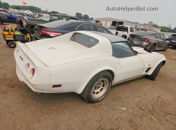 1Z37L7S427513 1977 CHEVROLET CORVETTE Белый Задняя правая четверть