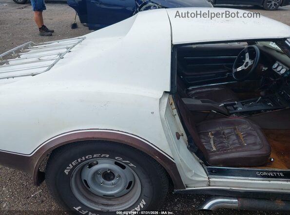 1Z37L7S427973     1977 CHEVROLET CORVETTE Белый Вид наклейки с VIN-кодом
