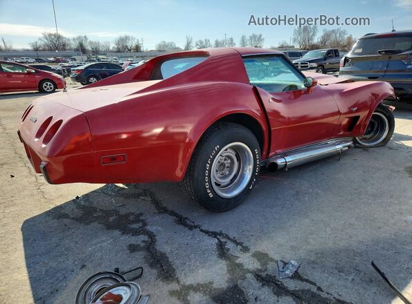 1Z37L7S438200 1977 CHEVROLET CORVETTE Red Հետևի աջ