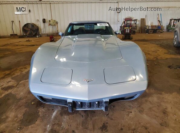1Z37L7S444562 1977 CHEVROLET CORVETTE Blue Widok z przodu