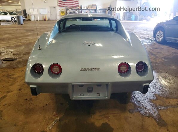 1Z37L7S444562 1977 CHEVROLET CORVETTE Blue Widok z tyłu