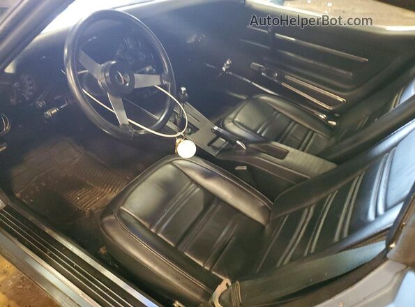 1Z37L7S444562 1977 CHEVROLET CORVETTE Blue Widok deski rozdzielczej