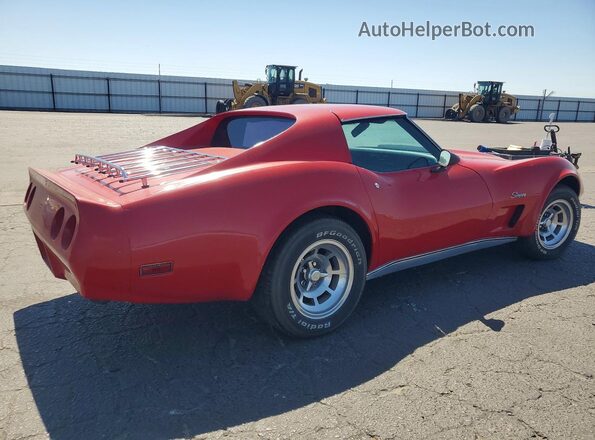 1Z37X6S437076 1976 CHEVROLET CORVETTE Red Rear right