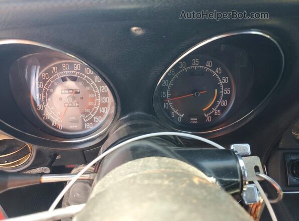 1Z37X6S437076 1976 CHEVROLET CORVETTE Red Instrument cluster view