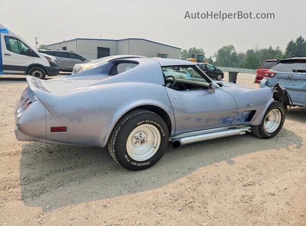 1Z37X7S424449 1977 CHEVROLET CORVETTE Blue Rear right