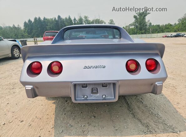 1Z37X7S424449 1977 CHEVROLET CORVETTE Blue Rear view