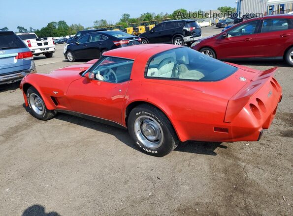 1Z8748S436863 1978 CHEVROLET CORVETTE Red უკანა მარცხენა
