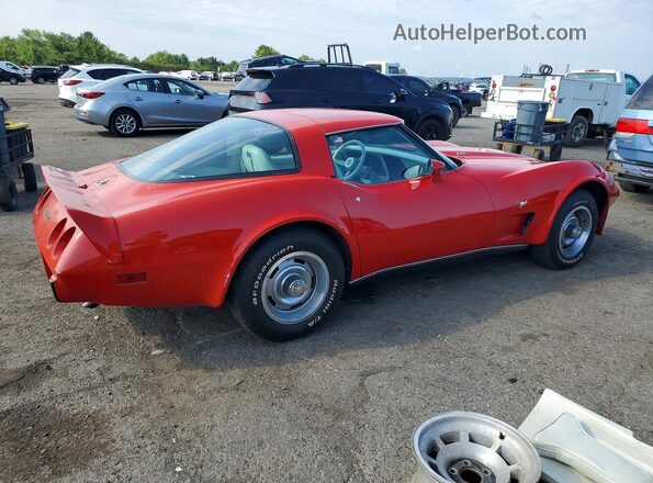 1Z8748S436863 1978 CHEVROLET CORVETTE Red უკანა მარჯვენა